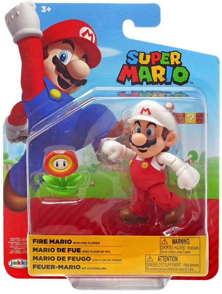 Fire Mario - World of Nintendo Super Mario 4 inch Figure