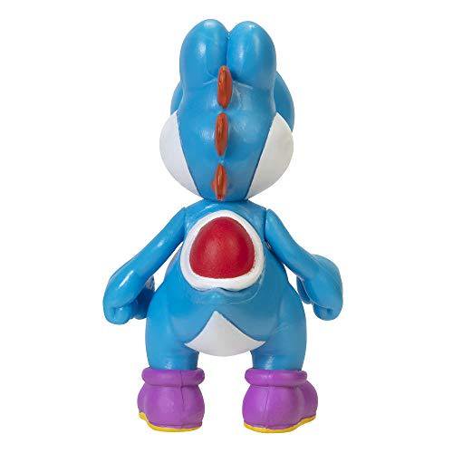 World of Nintendo Wave 27 Light Blue Yoshi Mini Figure 2.5 inch