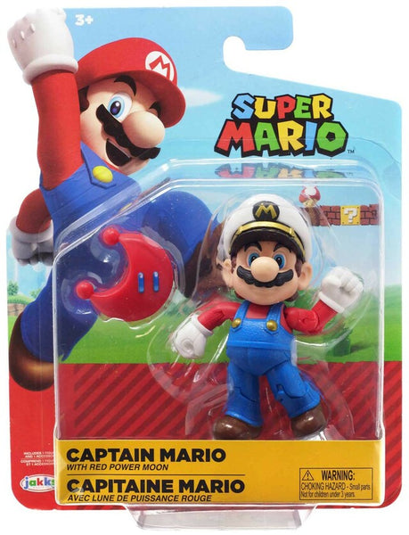 World of Nintendo Wave 15 Captain Mario Action Figure [with Red Power Moon]