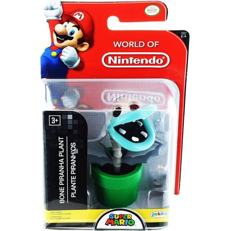 World of Nintendo Bone Piranna Plant 2.5 Inch Collectible