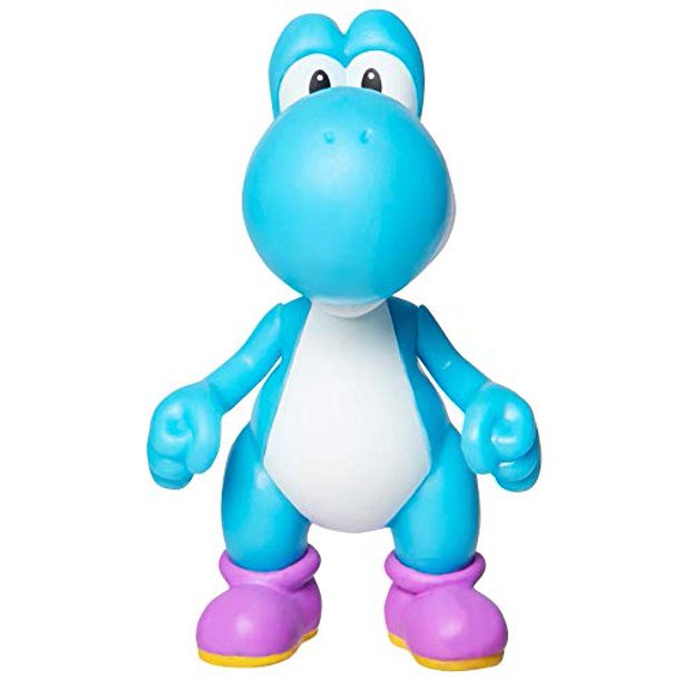 World of Nintendo Wave 27 Light Blue Yoshi Mini Figure 2.5 inch