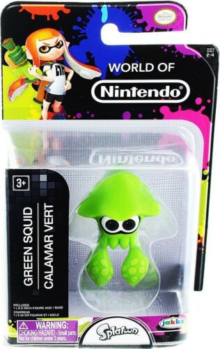 World of Nintendo Splatoon Green Squid 2.5-Inch Mini Figure