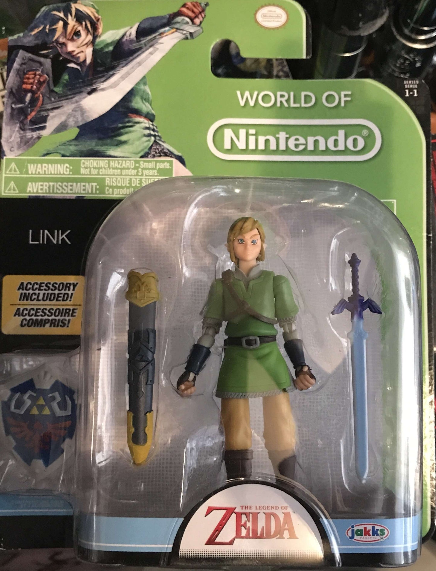 World of Nintendo Link 4 Inch with Shield Accessory