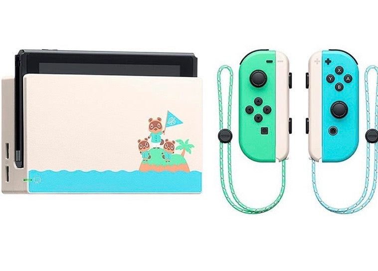 Nintendo Switch Console,  Animal Crossing: New Horizons Special Edition Console and Joy-con Controllers