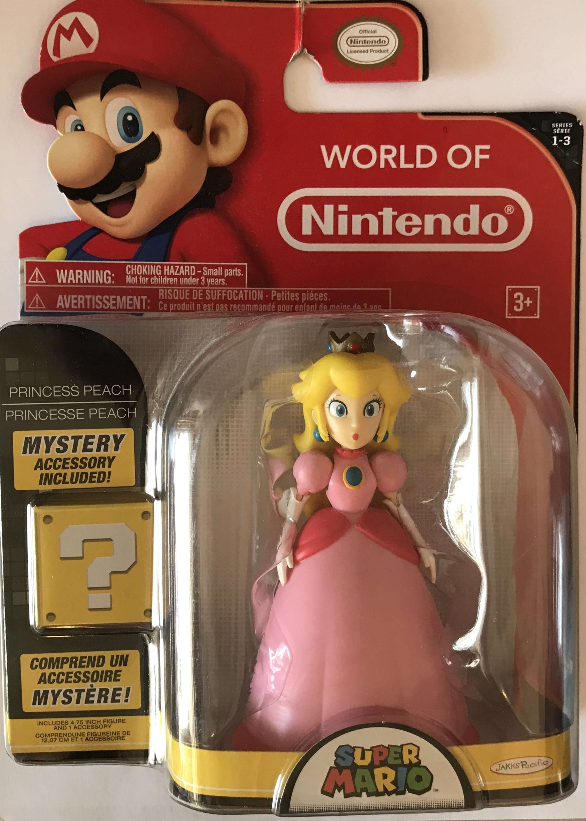 World of Nintendo Princess Peach 4 Inch with Mystery Accessory