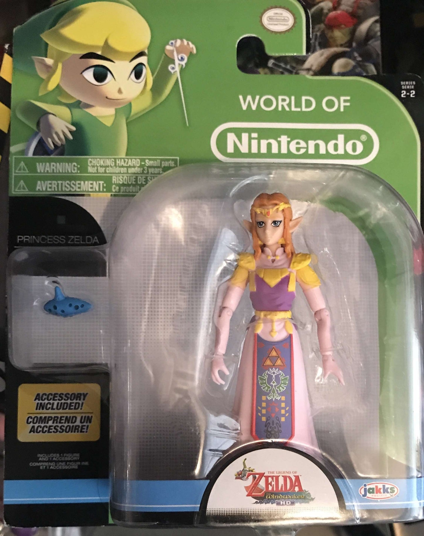 World of Nintendo Princess Zelda 4 Inch with Ocarina Accessory