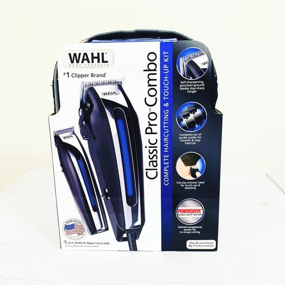 WAHL Classic Pro Complete Hair Cutting Kit 28 Piece Clipper Set with Beard Trimmer - 79452