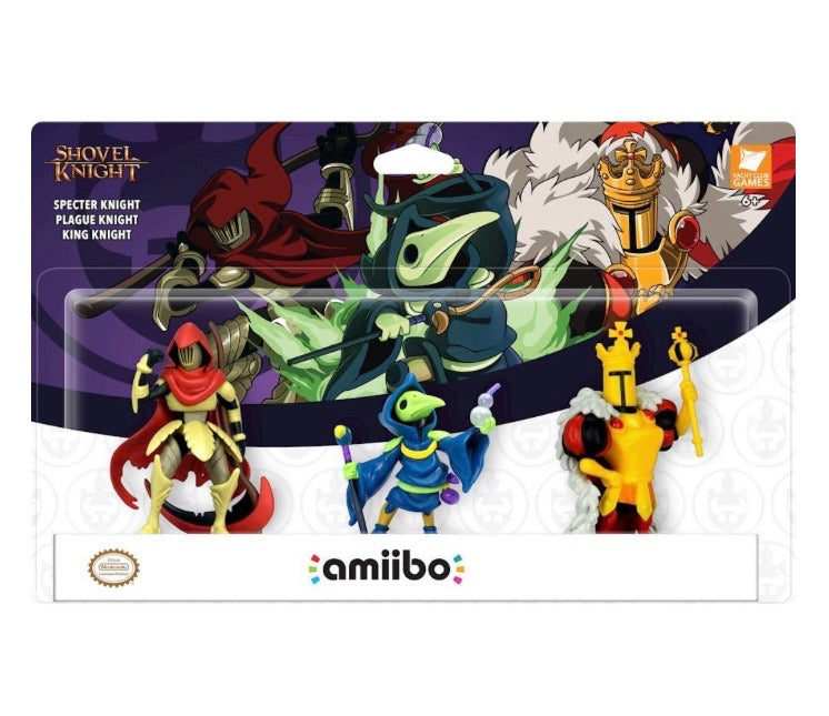 Nintendo Switch Amiibo - Shovel Knight: Treasure Trove Figures (3-Pack)