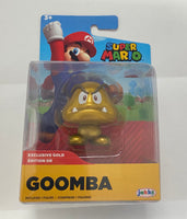 World Of Nintendo Super Mario, Exclusive Gold Goomba, 2.5 inch Figure