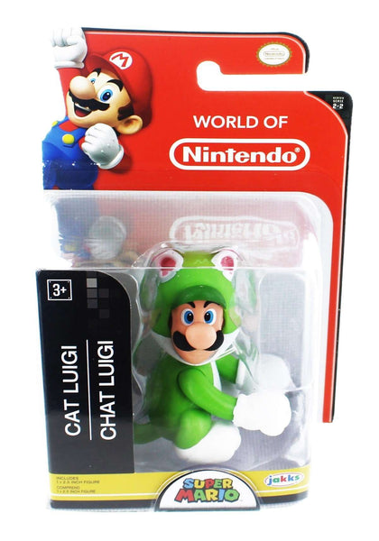 World of Nintendo Cat Luigi 2.5 Inch Collectibles