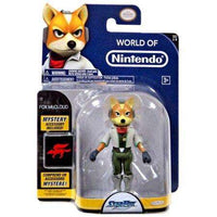 World of Nintendo Fox McCloud 4 Inch Plus Arkwing Accessory