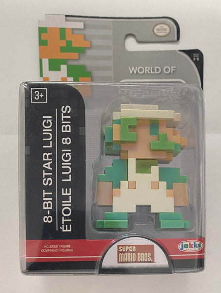 World Of Nintendo, 8-Bit Star Luigi, 2.5 inch Figure