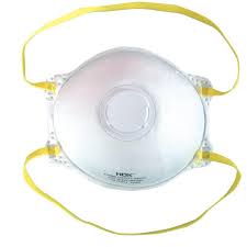 HDX N95 Face Mask Respirator Valve Box - 15 masks.