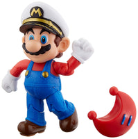 Super Mario 4" Figure - Captain Mario With Red Power Moon