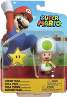 Super Mario 4" Figure - Green Toad With Super Star