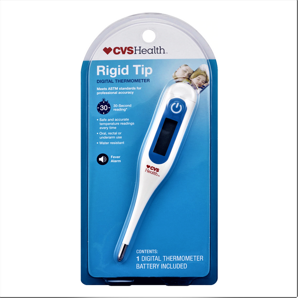 CVS Health Rigid Tip Digital Thermometer (Oral & Rectal Use)