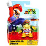 Super Mario 4" Figure - Bowser Jr. With Bob-Omb