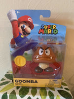 Super Mario 4" Figure - Goomba With Coin