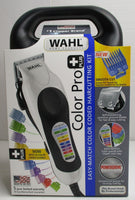 Wahl Color Pro Plus Clipper with Easy Color-Coded Guide Combs Haircutting Kit