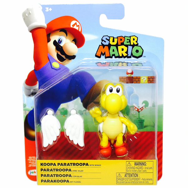 Super Mario 4" Figure - Koopa Paratroopa With Wings