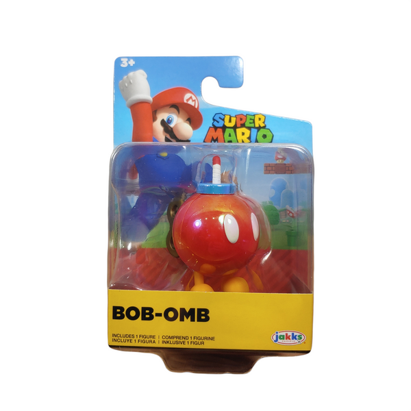 World of Nintendo Super Mario Bob-Omb Red 2.5-Inch Action Figure