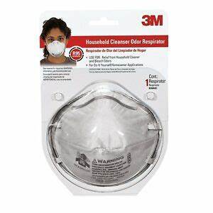 3M Bleach Odor Respirator, Non-Valved, Disposable Respirator