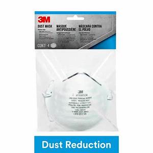 3M Dust Mask, Home Use - 4 Masks